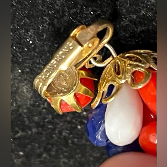 HONG KONG 5 piece JEWELRY SET-AMAZING RED WHITE BLUE🇺🇸 - Picture 10 of 12